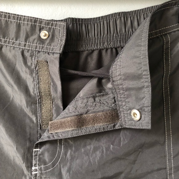 NWT Free Country Women’s Plus Size Gray Swim Board Shorts, Swimsuit bottom 2X - Picture 5 of 16